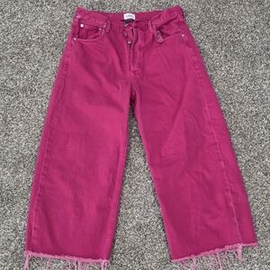 Citizens Of Humanity Wide Leg Cropped Jeans